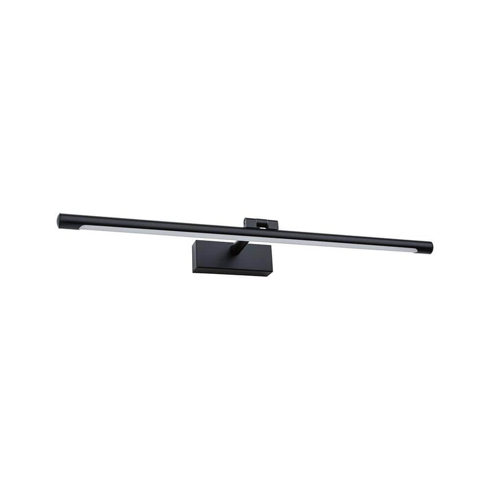 LED Spiegel- & Bilderleuchte Mingo IP65 Schwarz über Bild montiert, 61.5 cm, 120° Ausstrahlwinkel, wandmontierbar, verstellbares Gelenk