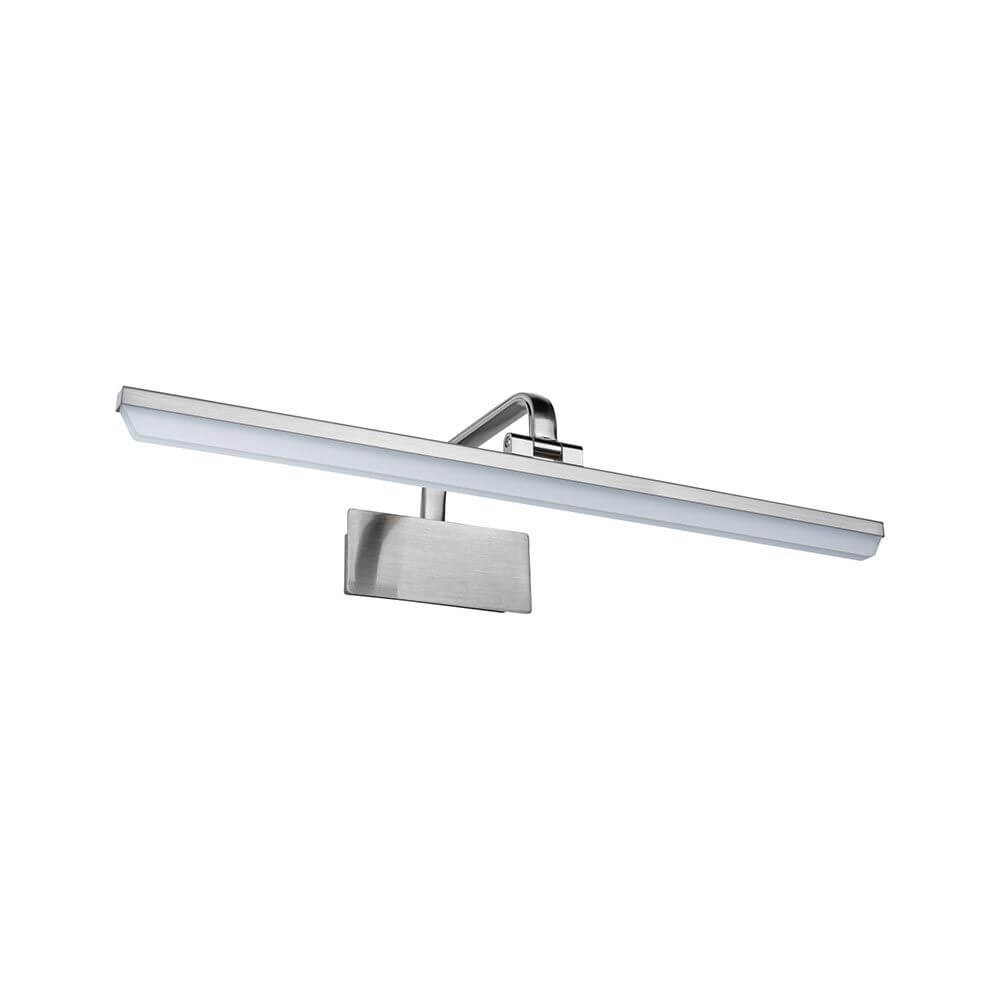 LED Spiegel-& Bilderleuchte Renan 60cm in Alu gebürstet mit 120° Ausstrahlwinkel und beweglichem Gelenk.