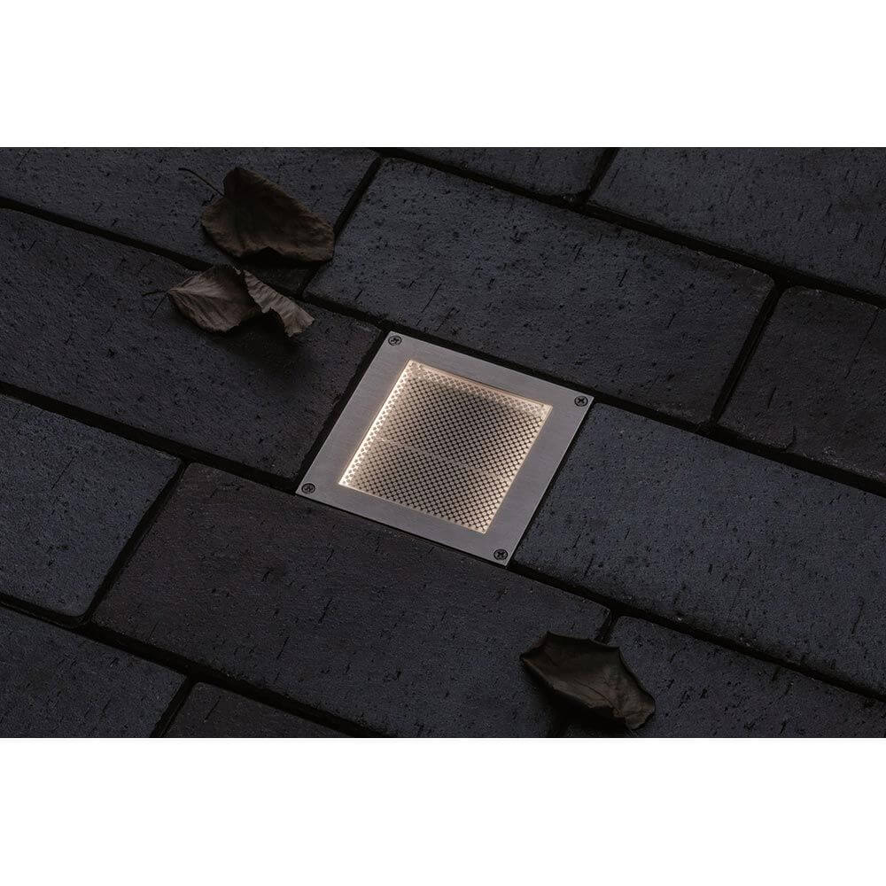 LED Bodeneinbauleuchte Brick Bewegungssensor IP67 in Edelstahl eingelassenes Bodenlicht bei Dämmerung, gleichmäßige Leuchtfläche