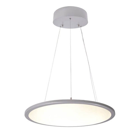 LED Büro Ring-Hängeleuchte, dimmbar, 3000K, transparentes Design, blendfreies Licht bei 5100lm, UGR <19.