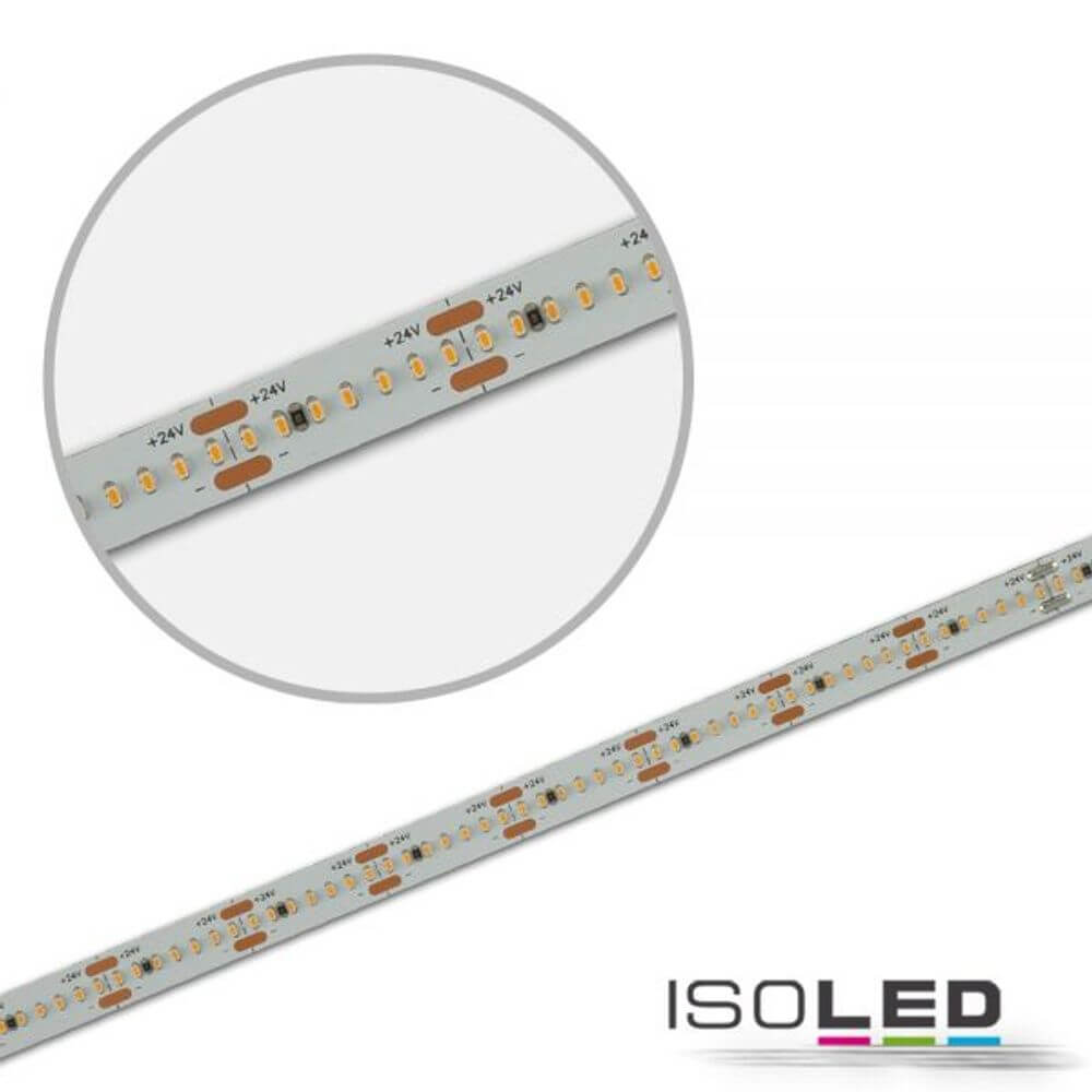 LED Strip CRI9G Linear ST-Flexband 24V 15W grün, 5m lange, dimmbar per PWM, Längentoleranz 1%.