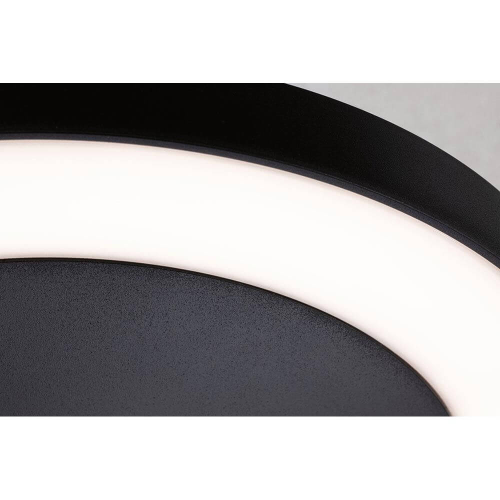 Circula LED Außen Deckenleuchte mit Sensor Schwarz - modernes Design und effektive Beleuchtung