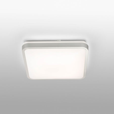 LED Iris-3 ceiling light in grey - modern, square ceiling light for stylish room lighting.