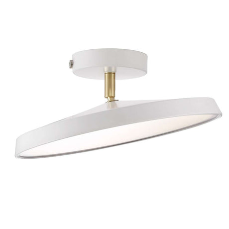 LED-taklampe Kaito 2 Pro 30 med elegant design og funksjonell vippebryter i messing.