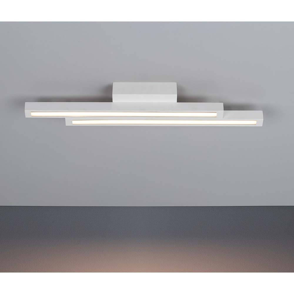 LED Deckenleuchte Linus Straight 1120lm Weiß moderne Deckenleuchte in Weiß mit eleganten LED-Leuchten.