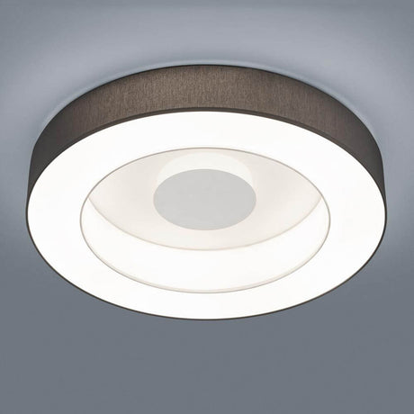LED Deckenleuchte Lomo Weiß, Anthrazit – elegante moderne Deckenlampe mit dimmbarer LED-Technologie.