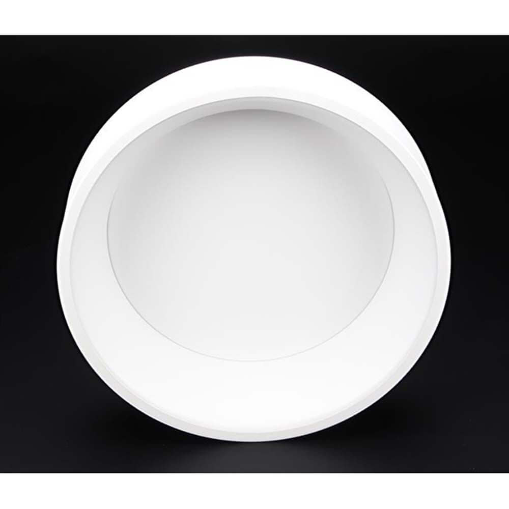 LED Deckenleuchte Loop 45cm Ring 1300lm Dimmbar Neutralweiß in minimalistischer Form, ideal für moderne Räume.
