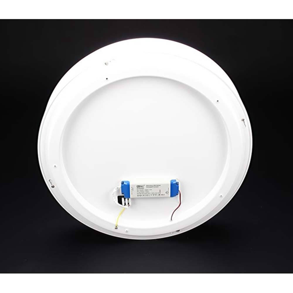 LED Deckenleuchte Loop 60cm Ring 2000lm Dimmbar Neutralweiß Rückansicht mit Treiber