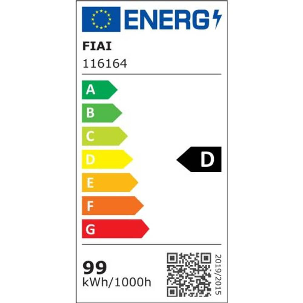 Energieeffizienzlabel D für LED Deckenleuchte Meda Ø 100cm ColorSwitch 2700-4000K Dimmbar mit Verbrauch 99 kWh/1000h.