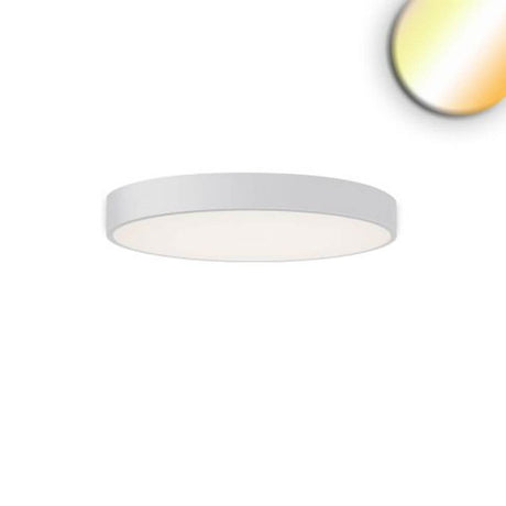 LED Deckenleuchte Meda Ø 40cm ColorSwitch 2700-4000K IP40 Dimmbar in weiß-matt