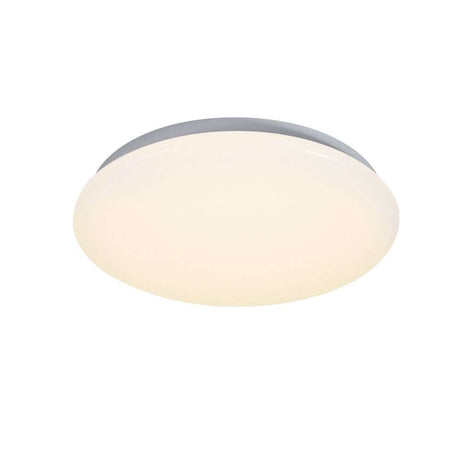 LED Montone 33 Sensor ceiling light IP44 with opal white shade and motion sensor for pleasant light.