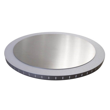 LED Plafonnier Moon Ø 50 cm couleur argent avec un design plat et élégant et une lumière dimmable.