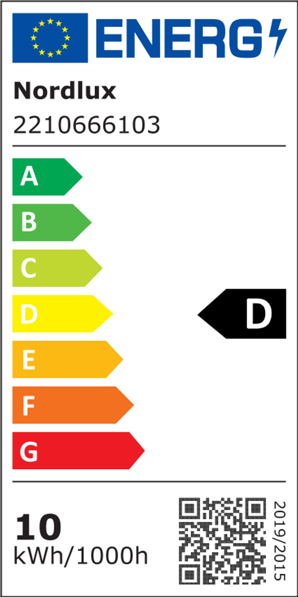 LED Deckenleuchte Oja 42 Switch Dim IP54 rund weiß Energieeffizienzlabel Ansicht von vorne