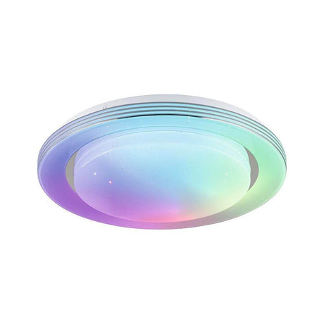 LED Deckenleuchte Rainbow RGB mit Regenbogeneffekt und dimmbarer Lichtfunktion für stilvolle Wohnräume