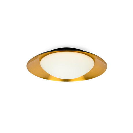 LED Deckenleuchte SIDE 15W Schwarz, Kupfer in modernem Design mit glänzender Oberfläche und sanfter Beleuchtung.