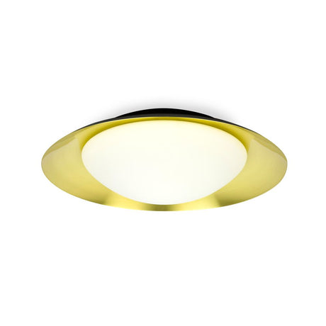 LED Deckenleuchte SIDE 20W Schwarz, Goldfarben mit modernem Design und warmem Licht.