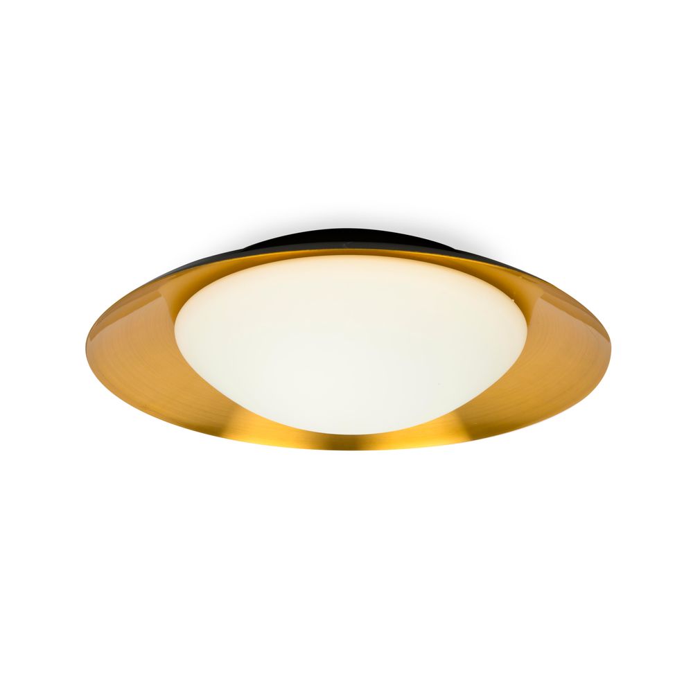 LED Deckenleuchte SIDE 20W Schwarz, Kupfer – elegante Deckenleuchte für modernes Wohnen.