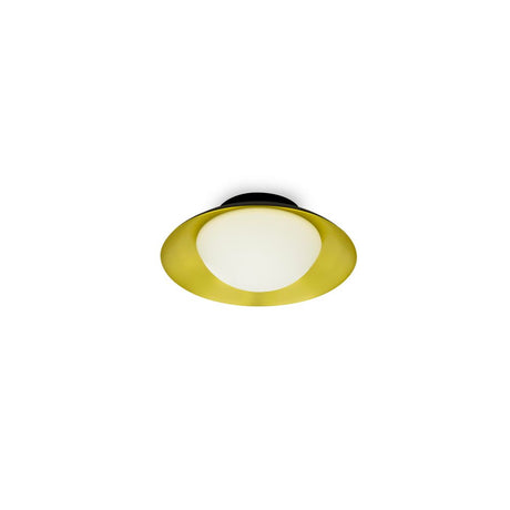 LED Ceiling light SIDE Black, Gold - elegant ceiling lamp with gold accents and modern design.