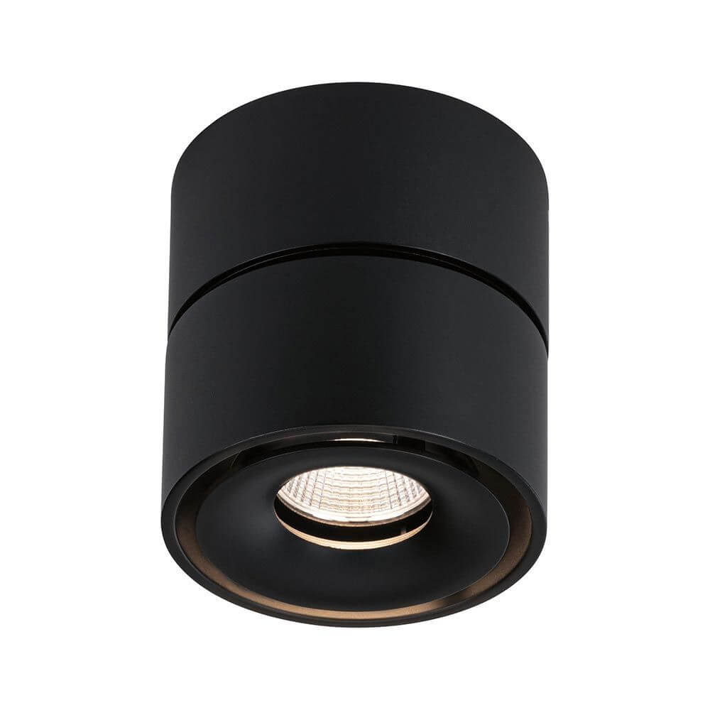LED Decken Strahler Spircle Schwarz-Matt in modernem Design für vielseitige Beleuchtung.