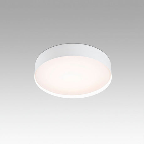 LED Vuk ceiling light 2700K 3000lm IP44 White - modern white ceiling light with an elegant shape.