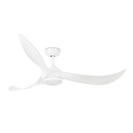 LED Deckenventilator Bahamas Weiß in elegantem Design für moderne Räume.