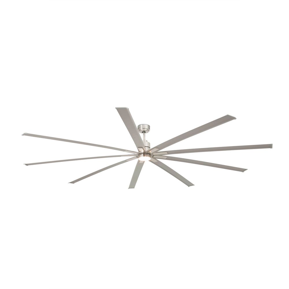 LED Deckenventilator MANHATTAN 9 Flügel Nickel-Matt elegant und modern mit 9 Flügeln in Nickel-Matt Finish.
