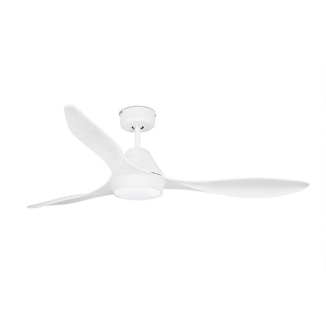 LED Deckenventilator POLARIS Ø 132cm 3 Flügel Weiß in modernem Design, ideal für stilvolle Raumakzente.