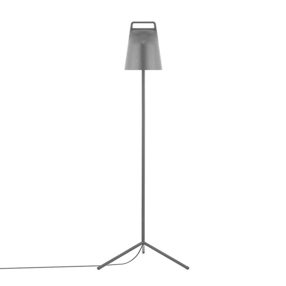 LED Dreibeinleuchte Stage in Grau, 122cm hoch, modernes Design von Daniel Debiasi und Federico Sandri.