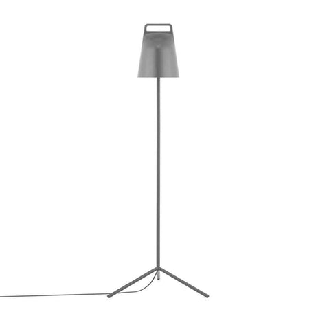 Lampada da terra LED a treppiede Stage 122cm 11W, 2800-3200K Grigia, moderna lampada da terra con un'ottica dinamica.