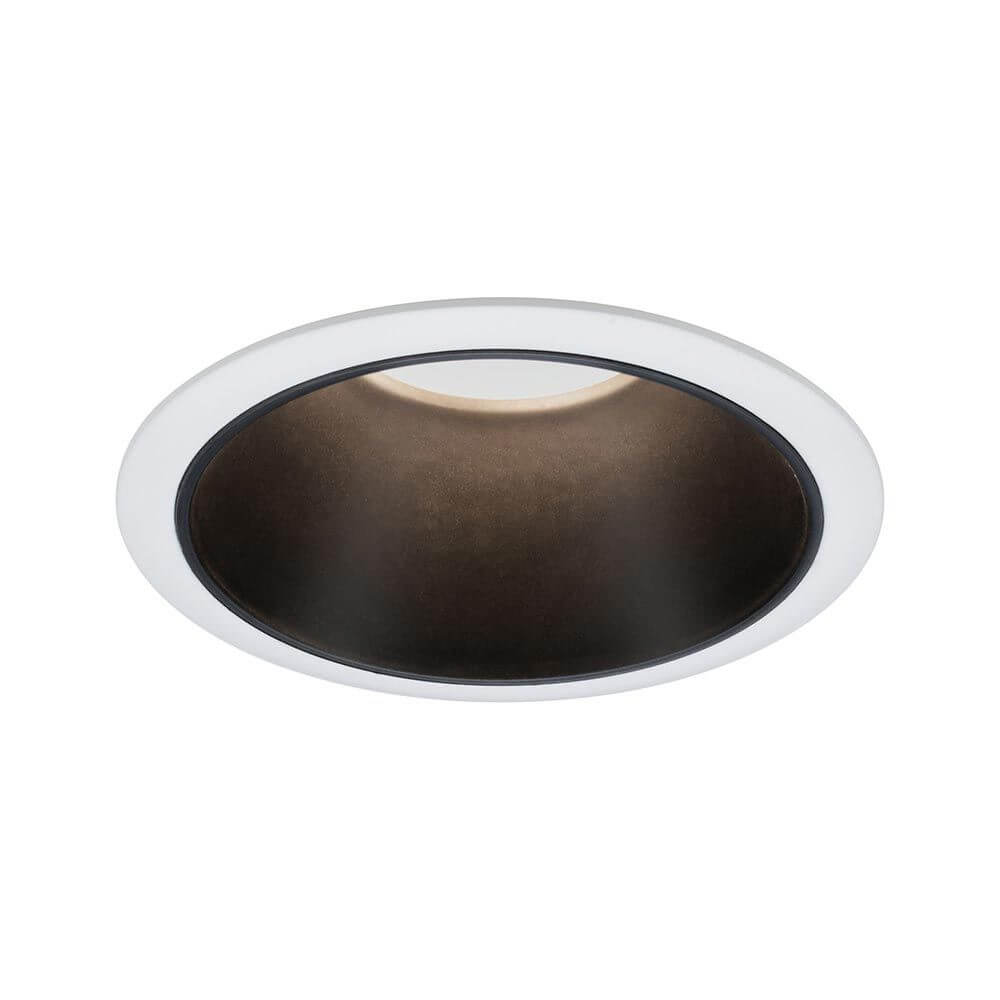 LED Einbauleuchte Cole LED Rund 8,8cm Weiß, Schwarz in elegantem Design mit blendfreier Beleuchtung.