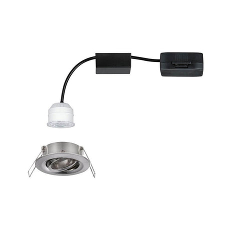LED Einzelleuchte Nova Mini Spot Plus 66mm 15° mit schwenkbarer Halterung und integriertem Lichtschalter.
