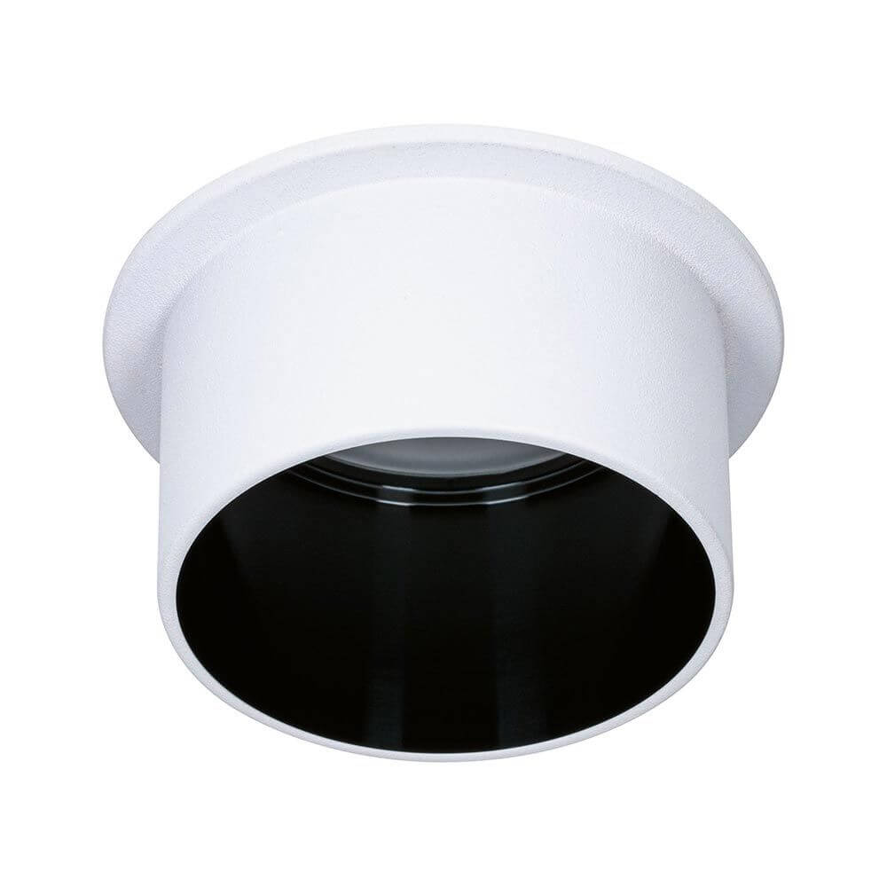 LED Einbauleuchte Gil Schwarz, Weiß IP44 – elegante Einbauleuchte in zwei Farben mit geringerer Einbautiefe.