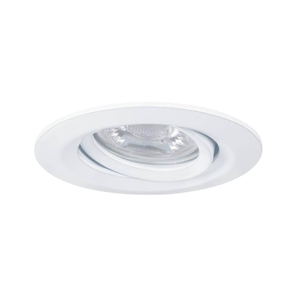 LED Einzelleuchte Nova Mini schwenkbar in Weiß matt, schwenkbar für vielseitige Beleuchtung.