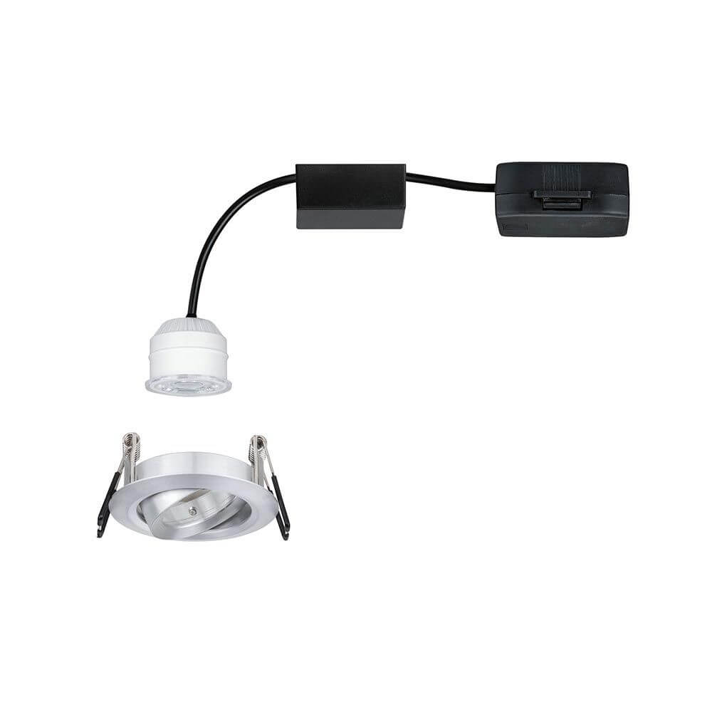 LED Einzelleuchte Nova Mini schwenkbar Rund 66mm mit flexibler Halterung und austauschbarem Lichtmodul