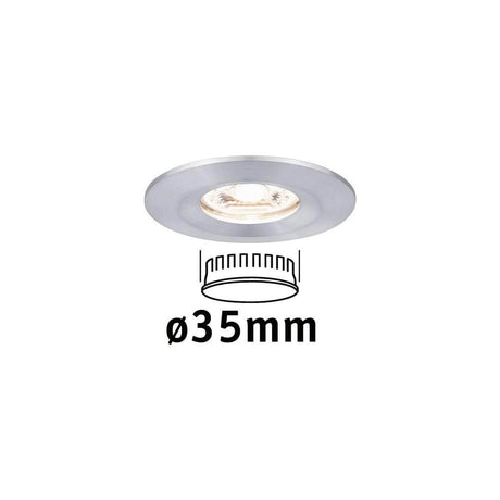 LED Einzelleuchte Spot Nova Mini starr 6,5cm Alu mit flachem Ø35mm Coin für flexible Beleuchtung
