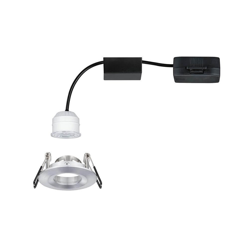 LED Einzelleuchte Spot Nova Mini starr 6,5cm Alu mit Wechselmodul und flexibler Anschlussleitung