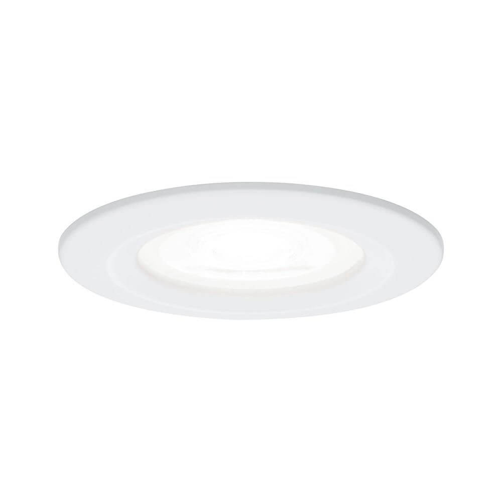 LED Einbauleuchte Nova starr Rund Ø 7,8cm Weiß-Matt