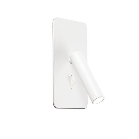 LED SUAU wall recessed spotlight in white, wall-mounted with a modern design in white.