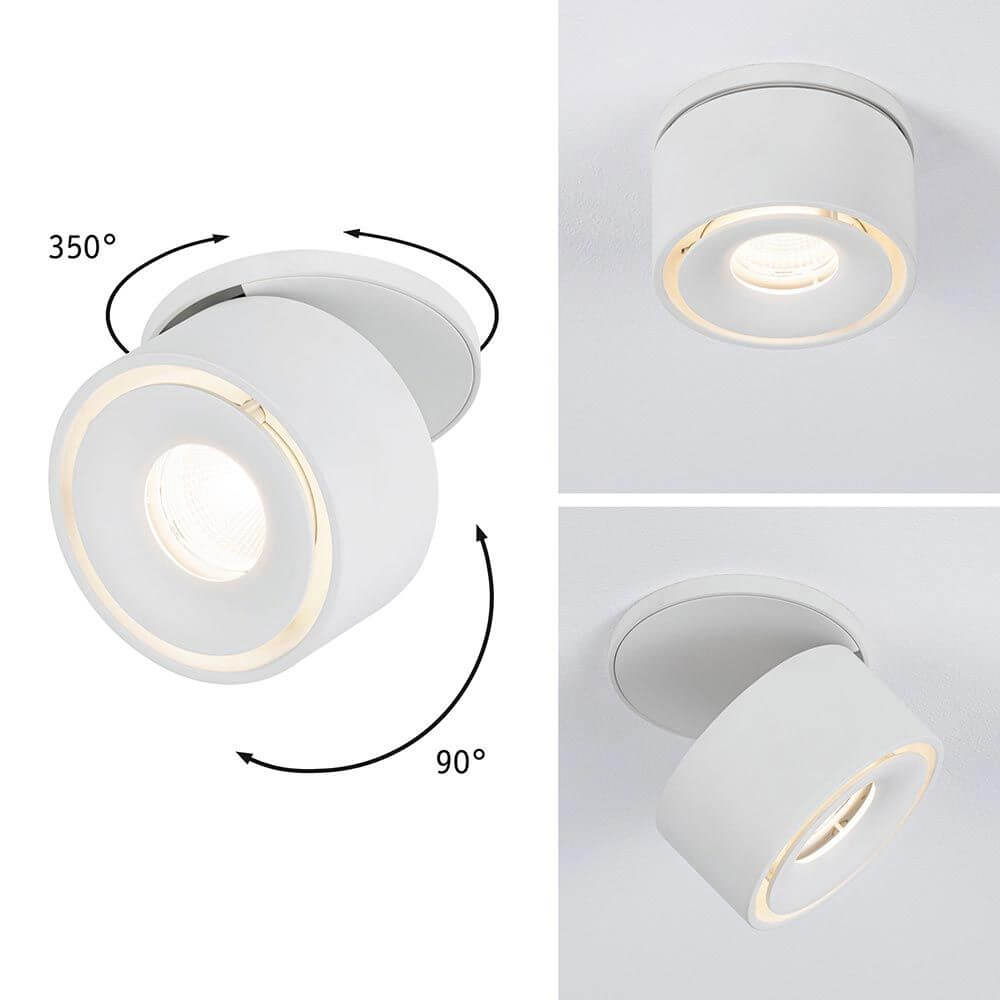 LED Einbauleuchte Spircle Weiß-Matt