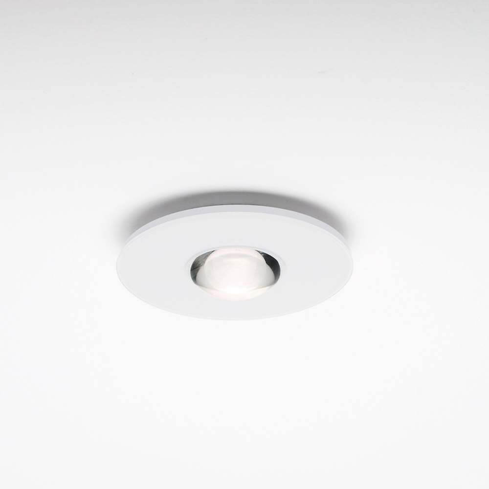 Lámpara LED empotrada Tet con lente