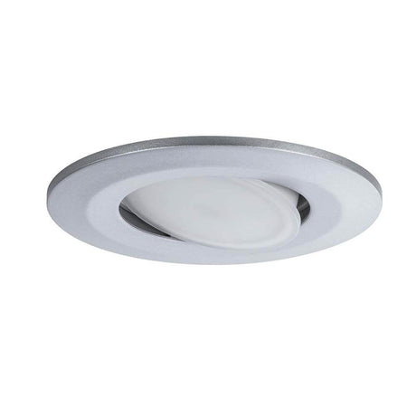 LED Ensemble de spots encastrés Calla IP65 dimmable et orientable 4000K chrome mat - spot encastré anti-éblouissement en chrome mat.