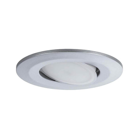 LED Einbauleuchten-Set Calla IP65 schwenkbar 4000K Chrom-Matt im modernen Design für stimmungsvolle Beleuchtung.