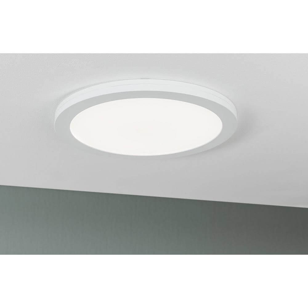 LED Einbaupanel 2 in 1 Cover-it Rund Ø 30cm Weiß-Matt für eine elegante Beleuchtung an Wand oder Decke.