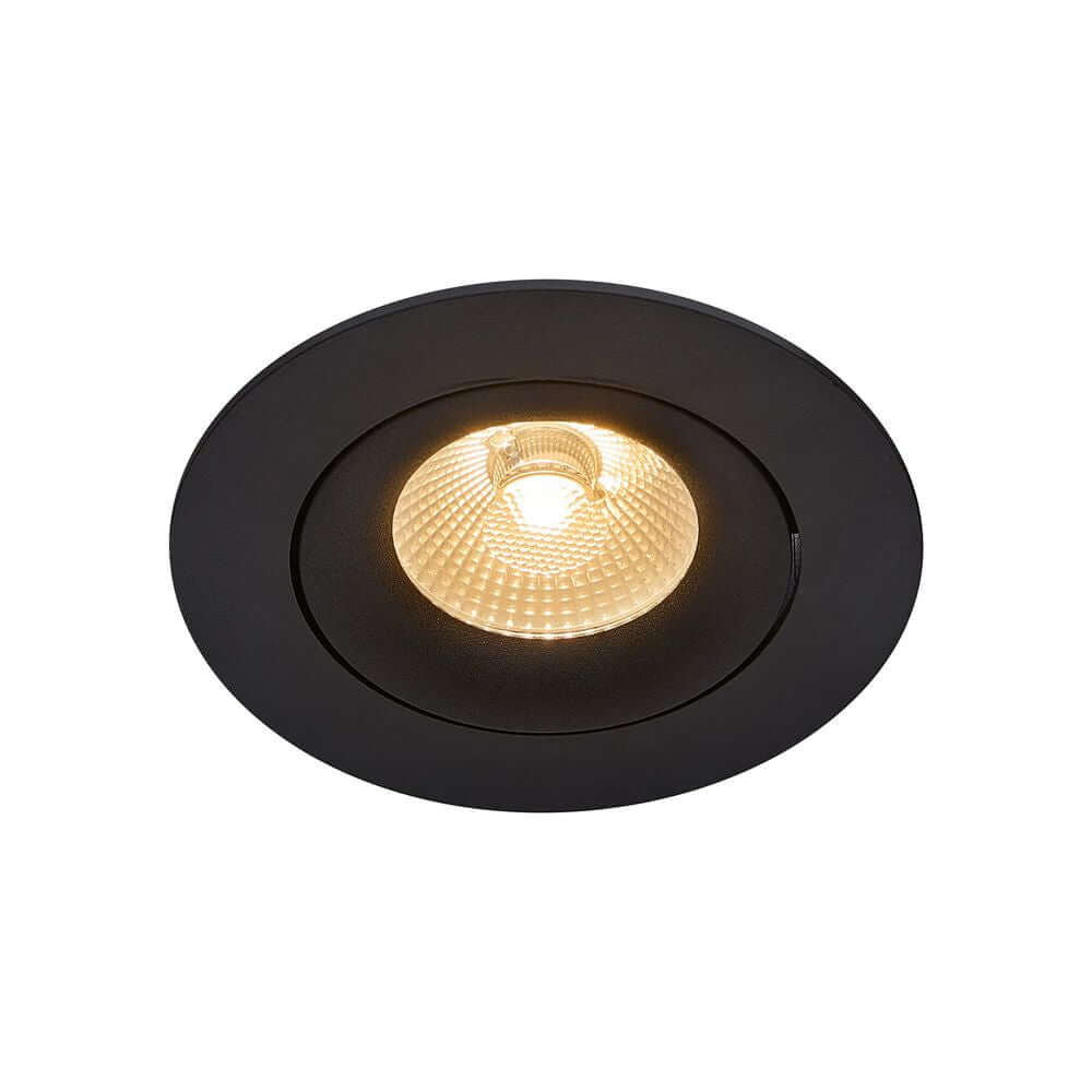 LED Einbaustrahler Aliki IP44 - elegantes Downlight mit natürlichem Licht und drehbarer Neigung.