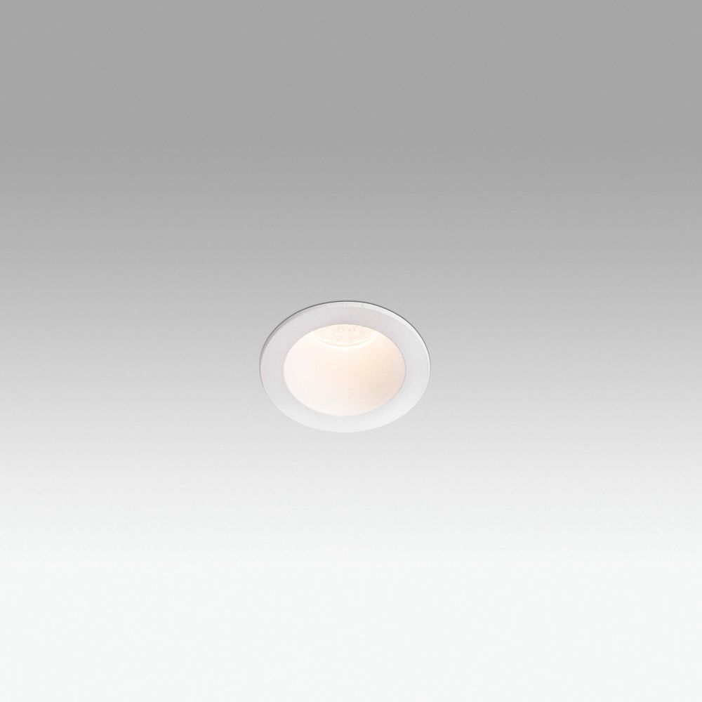 LED Einbaustrahler Fox 2700K 25° Dimmbar Weiß – Runder Aluminium-Scheinwerfer für Gewerbe und Arbeitsräume.