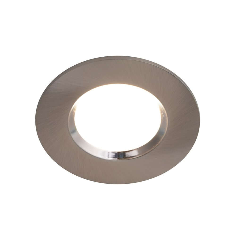 LED Einbaustrahler Mahi IP65 in modernem Design, ideal für Badezimmer und Außenbereiche.