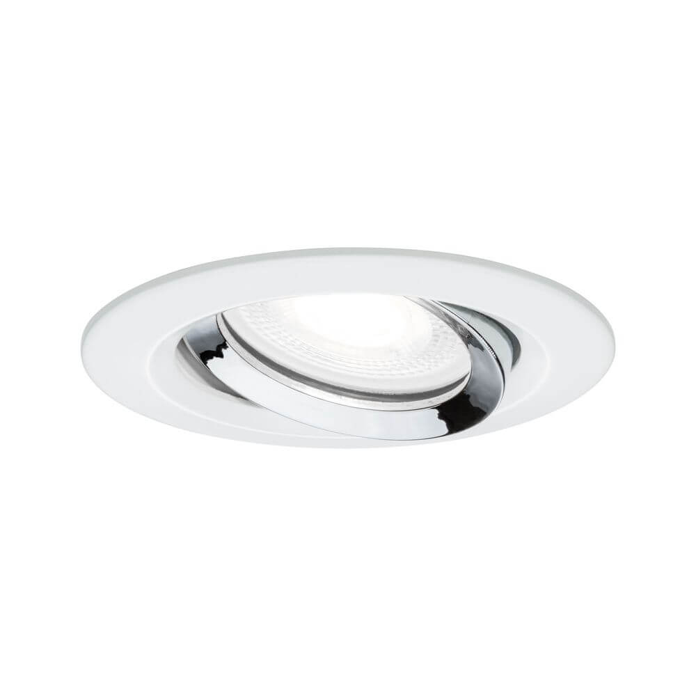 LED Einbaustrahler Nova Plus IP65 4000K 230V Weiß, Chrom in elegantem Design mit hochwertiger Ausführung.