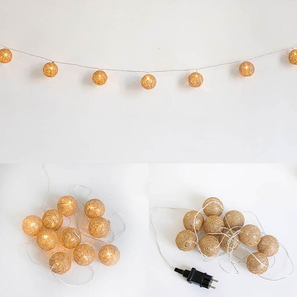 LED Kugel-Girlande Pallina IP44