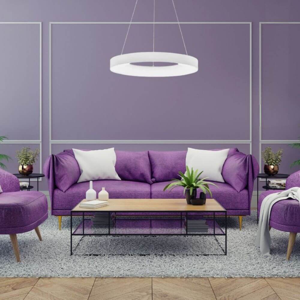 LED Hängeleuchte Rando Thin Ø 60cm 4000K Weiß