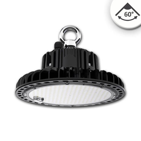 LED-Hallenleuchte 120W mit 18000lm, 60° Abstrahlwinkel, für effiziente Beleuchtung in hohen Hallen.
